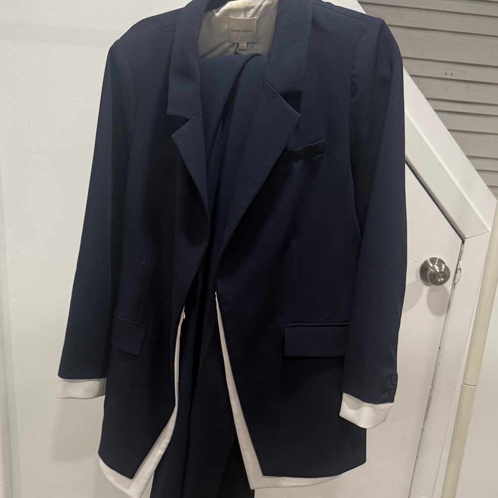 Favourite Daughter navy suit set